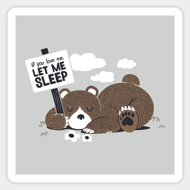 If You Love Me Let Me Sleep II Sticker by Tobe_Fonseca